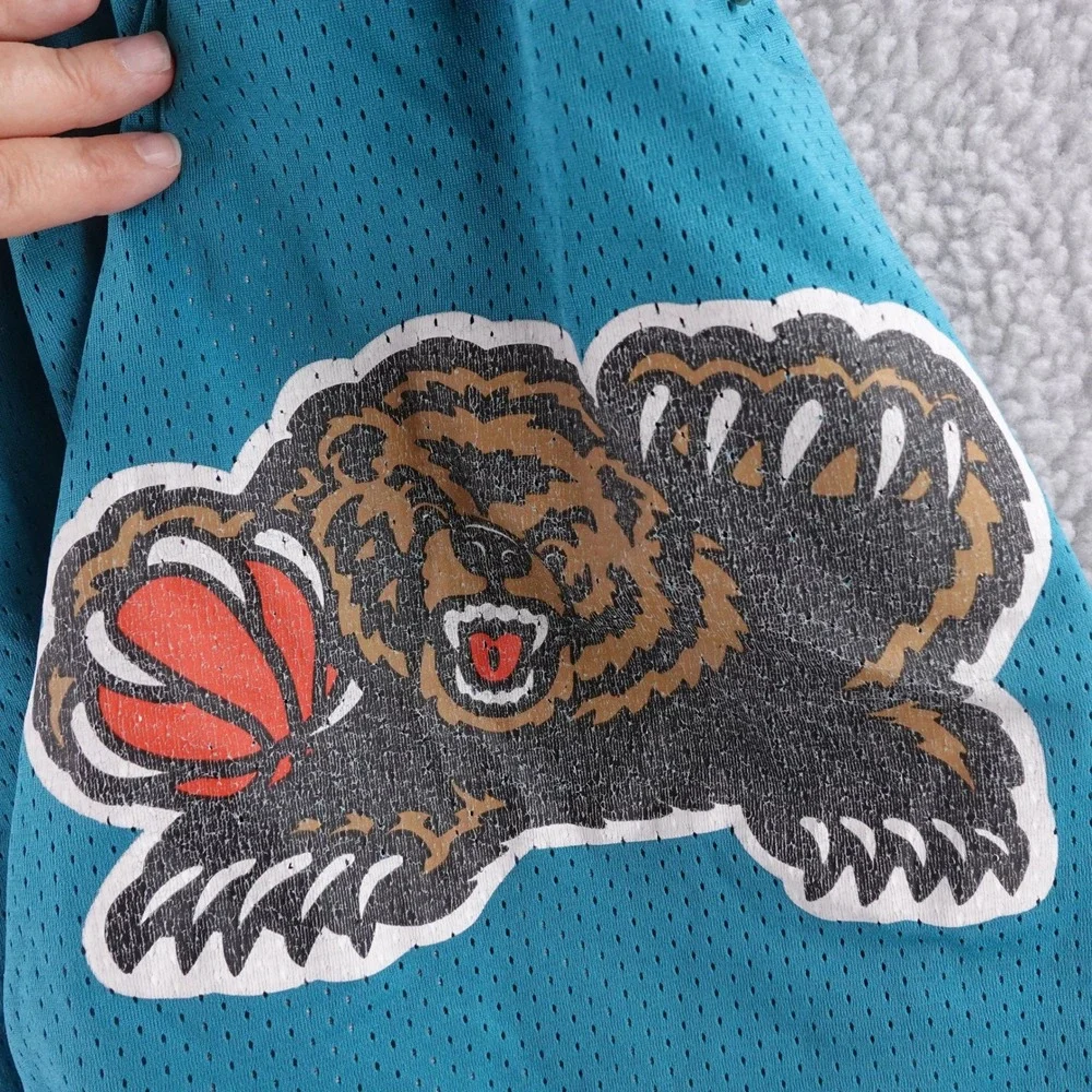 Just Don Vancouver Grizzlies‎ 1995-96 Basketball Shorts Teal Mens Large NBA